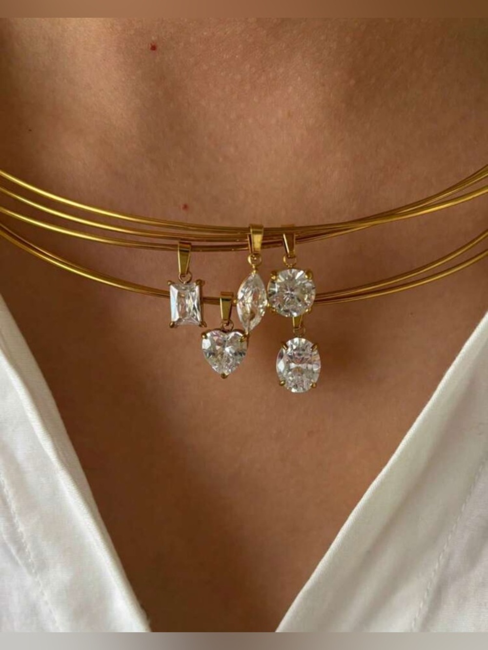 Diamond necklace #2635